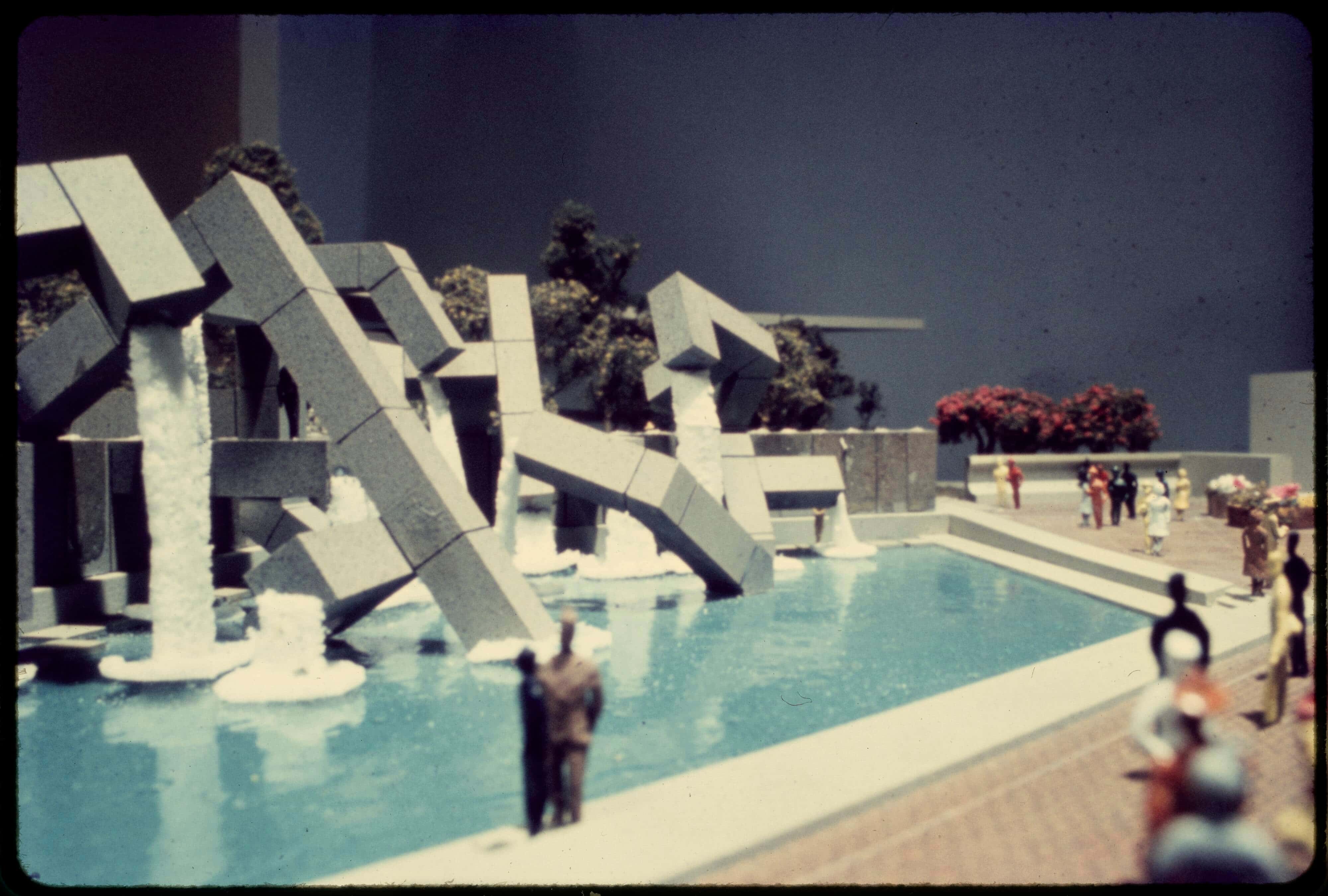 Vaillancourt Fountain model - San Francisco Redevelopment Agency