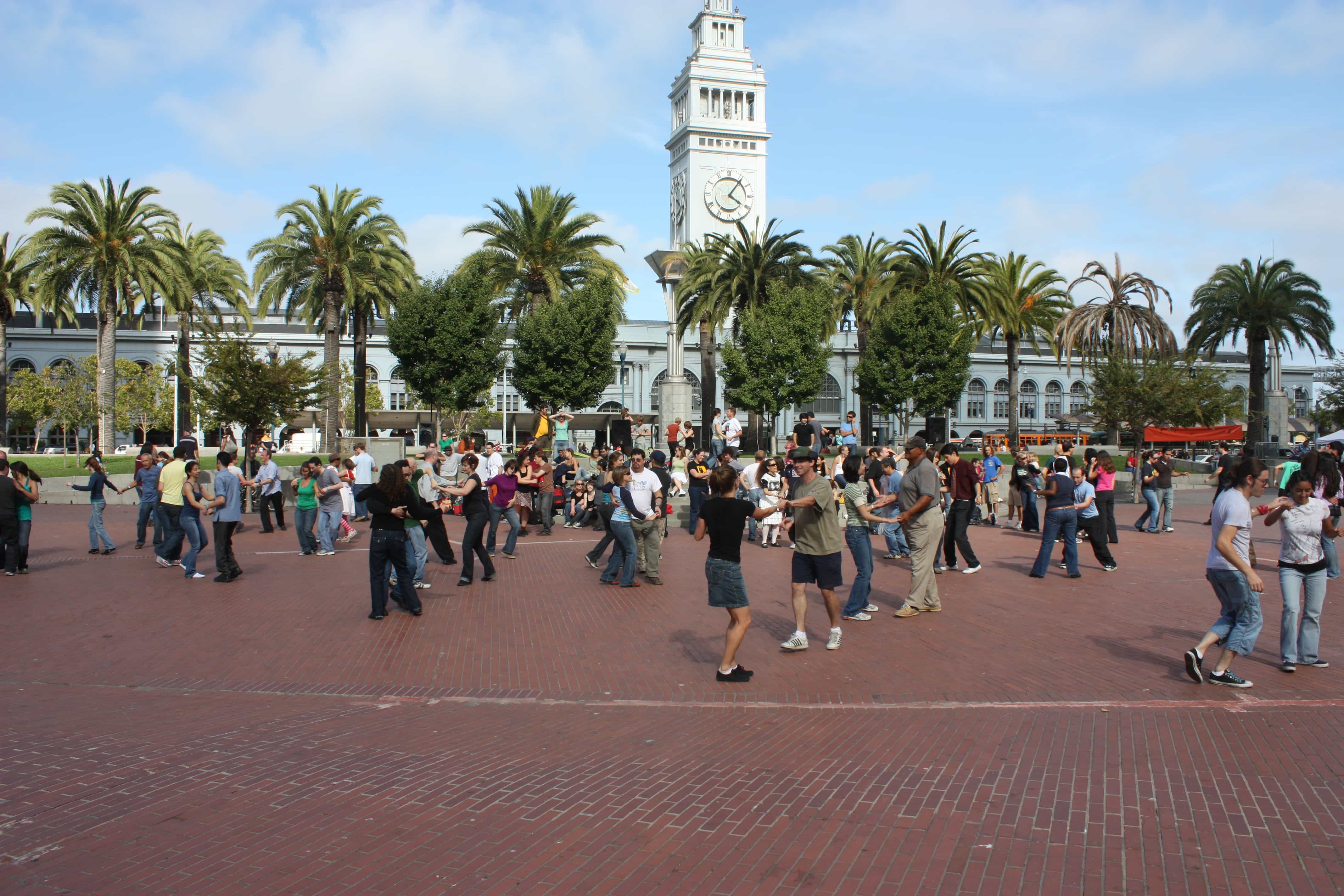 “Dancers at Justin Herman Plaza”