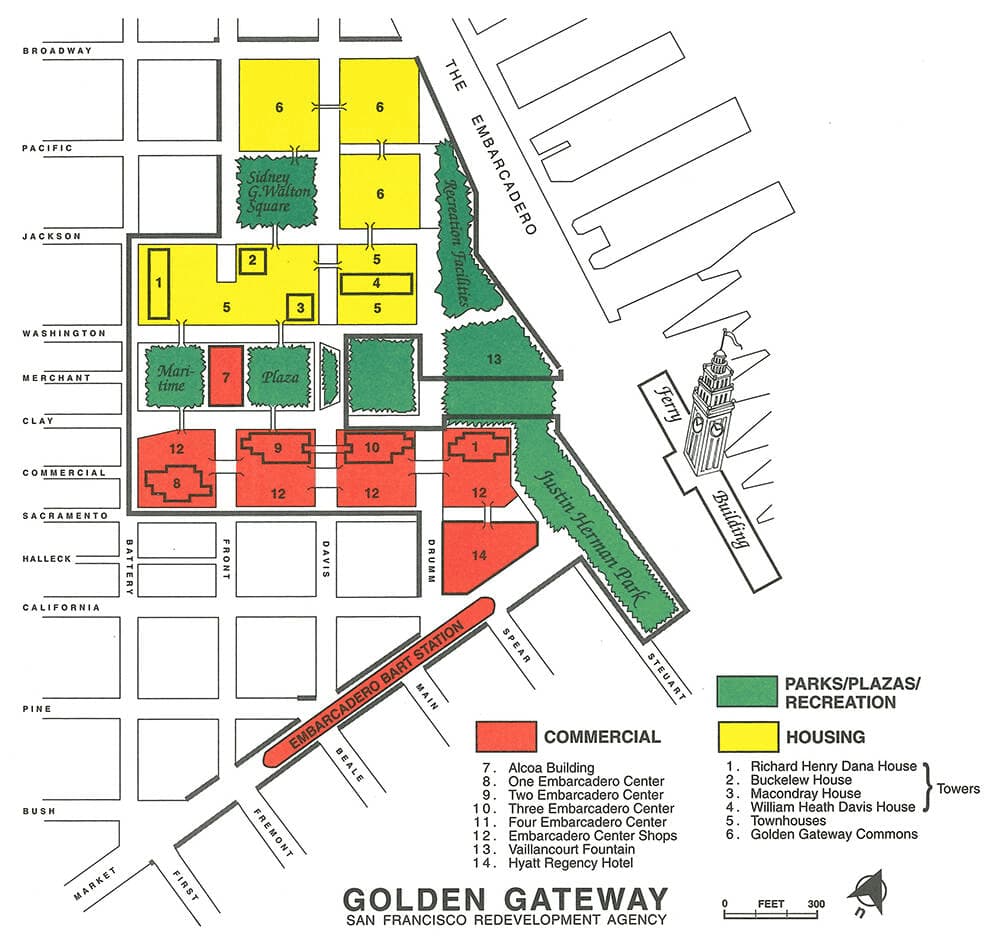 Golden Gateway map